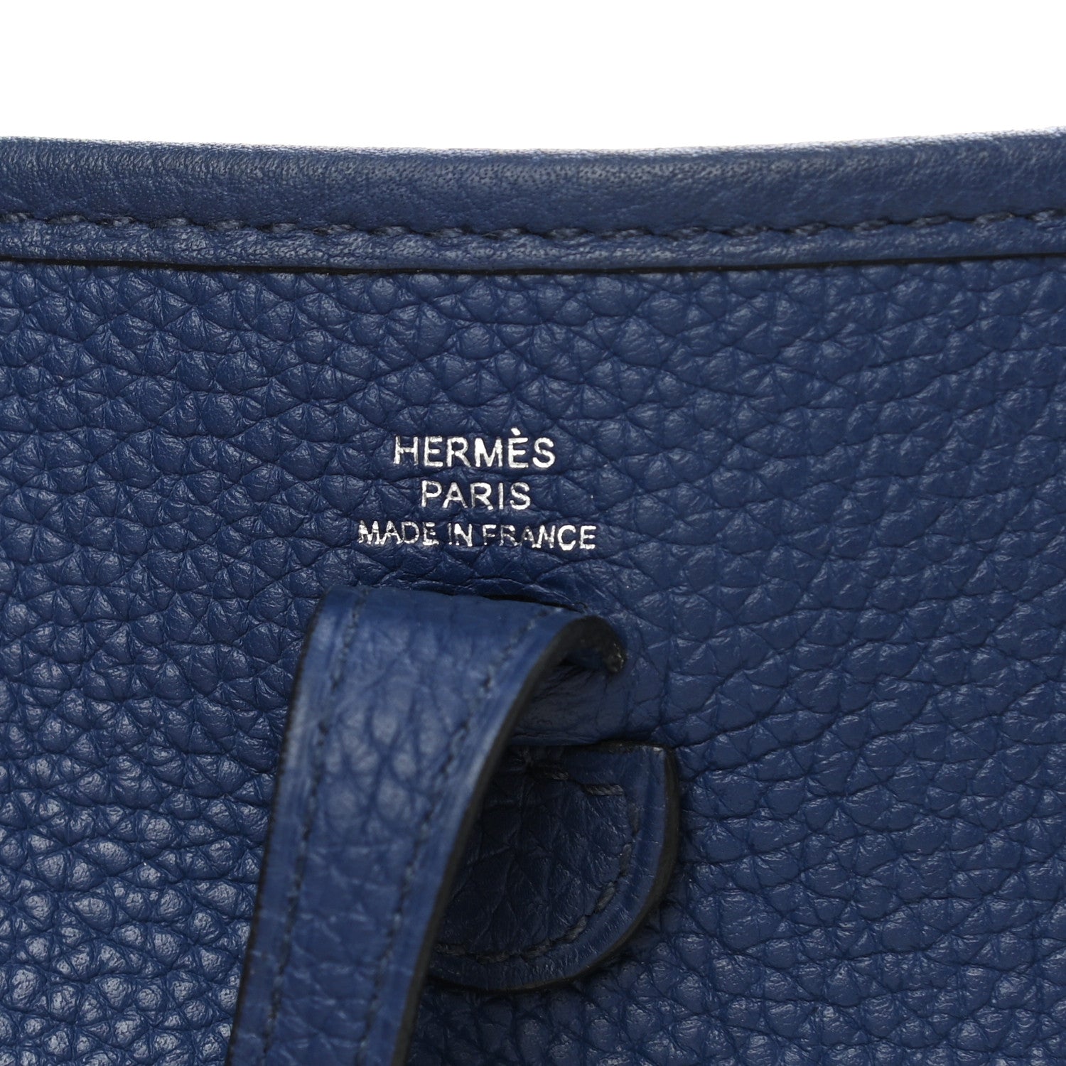 Hermes Taurillon Clemence Flipperball Sangle Evelyne TPM Bleu Saphir Black Bleu Saphir 6 of 11