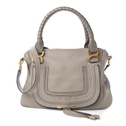 Chloe Calfskin Medium Marcie Satchel Cashmere Grey 1 of 9