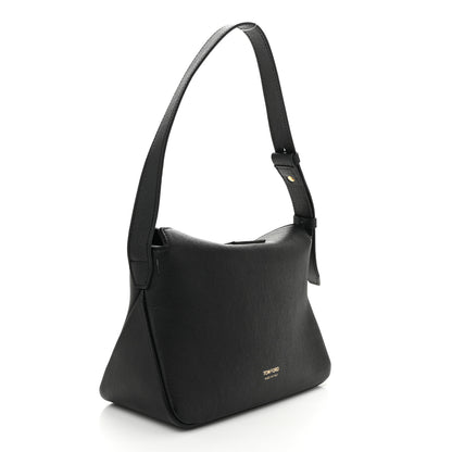 Tom Ford Grained Calfskin Mini TF Hobo Black 3 of 10