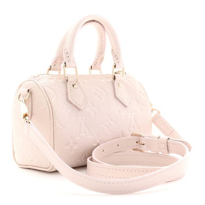 Louis Vuitton Empreinte Monogram Nano Speedy Snowy Pearl 3 of 10