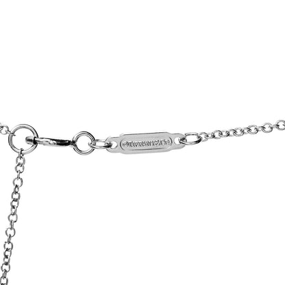 Tiffany 18K White Gold Small T Smile Pendant Necklace 5 of 7