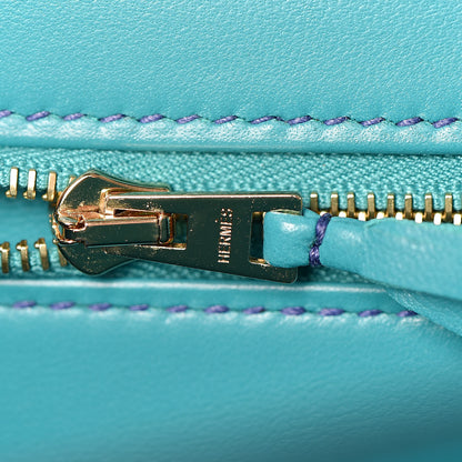 Hermes Epsom Horseshoe Constance 24 Bleu Electric Bleu Paon 20 of 25