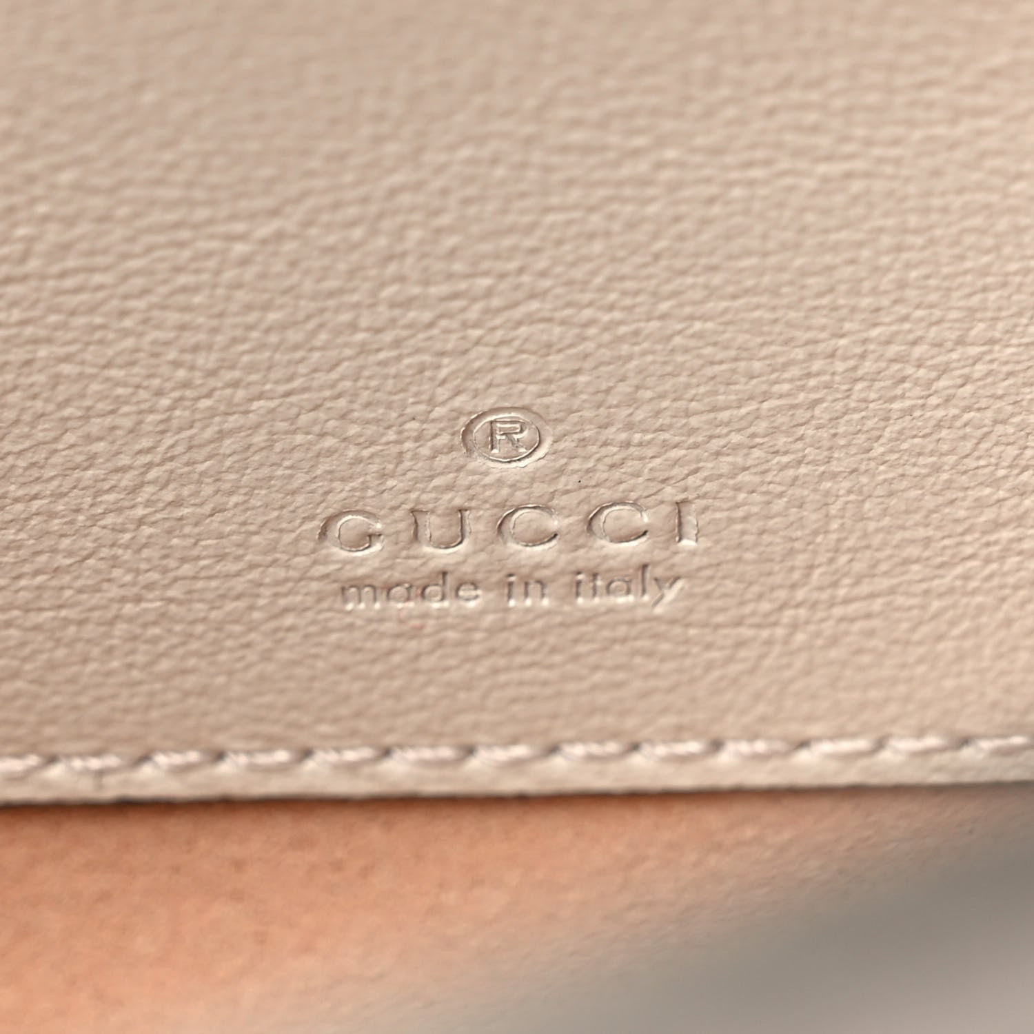 Gucci Textured Calfskin Web Mini Rajah Slim Flap Shoulder Bag Mystic White 6 of 10
