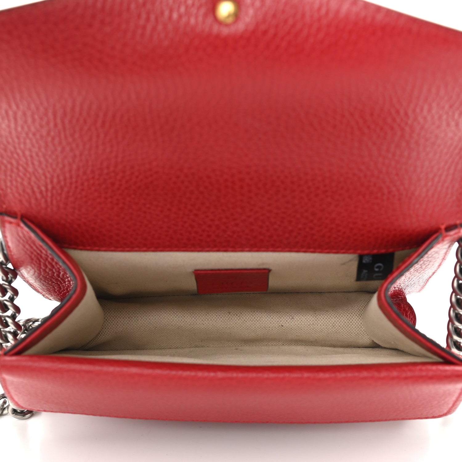 Gucci Calfskin Mini Dionysus Shoulder Bag Hibiscus Red 5 of 10
