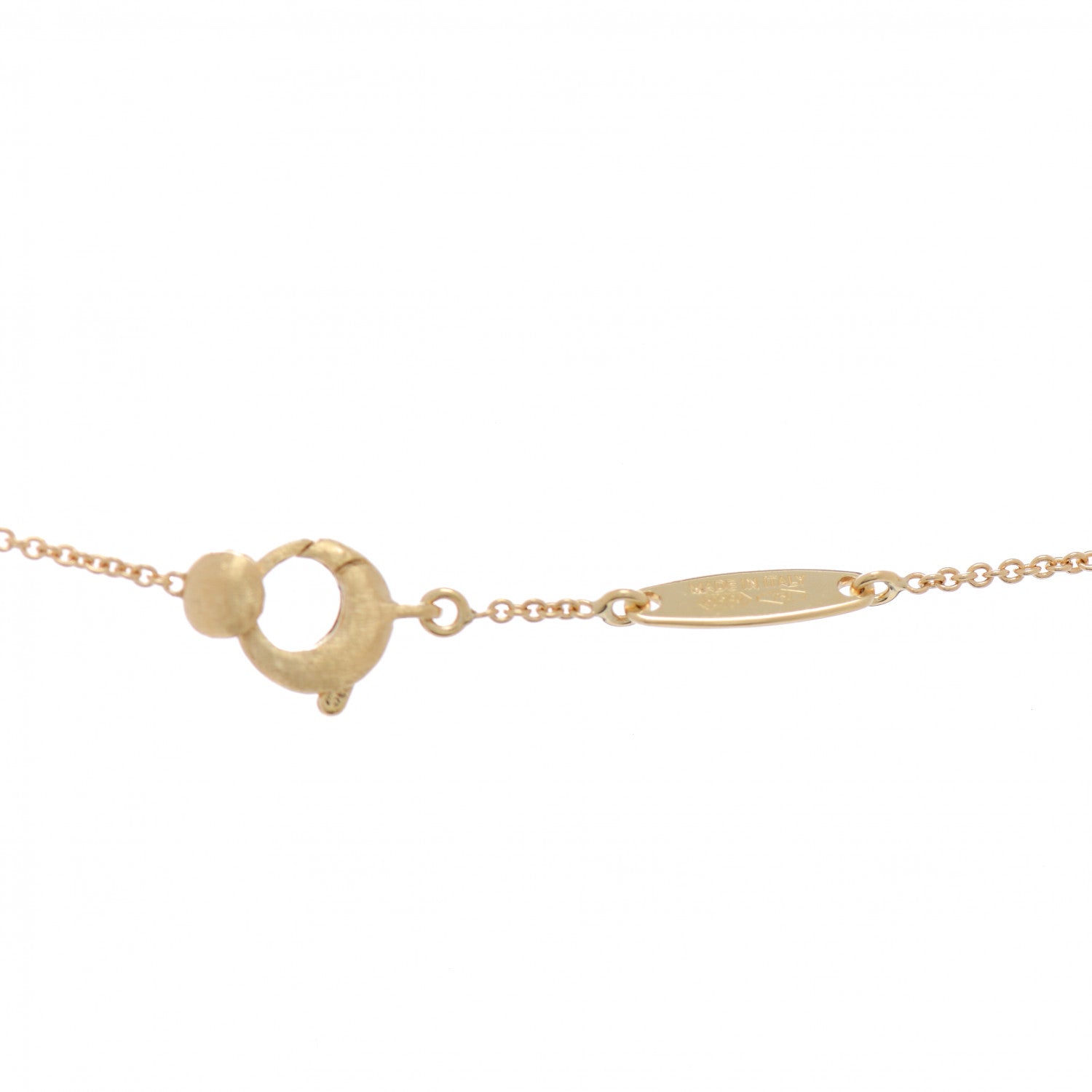 Marco Bicego 18K Yellow Gold Turquoise Mother of Pearl Chalcedony Jaipur Long Station Necklace 4 of 4