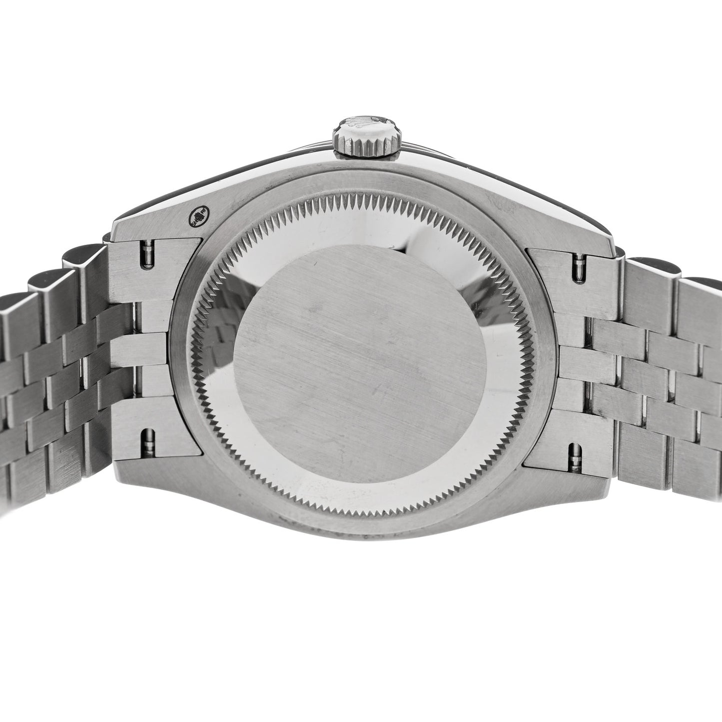 Stainless Steel 18K White Gold Diamond 36mm Oyster Perpetual Datejust Watch Bright Blue 126234