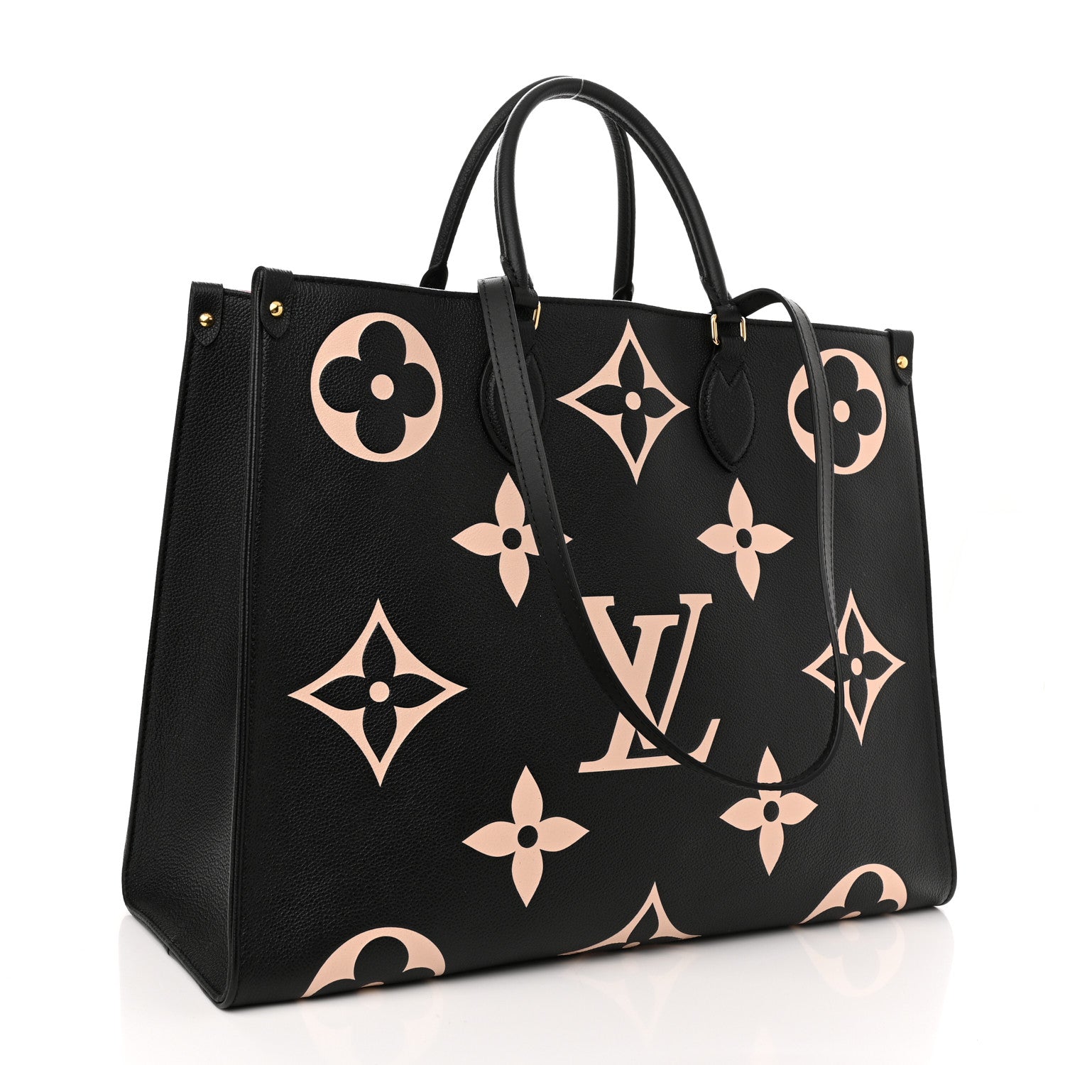 Louis Vuitton Empreinte Monogram Giant Onthego GM Black Beige 3 of 9