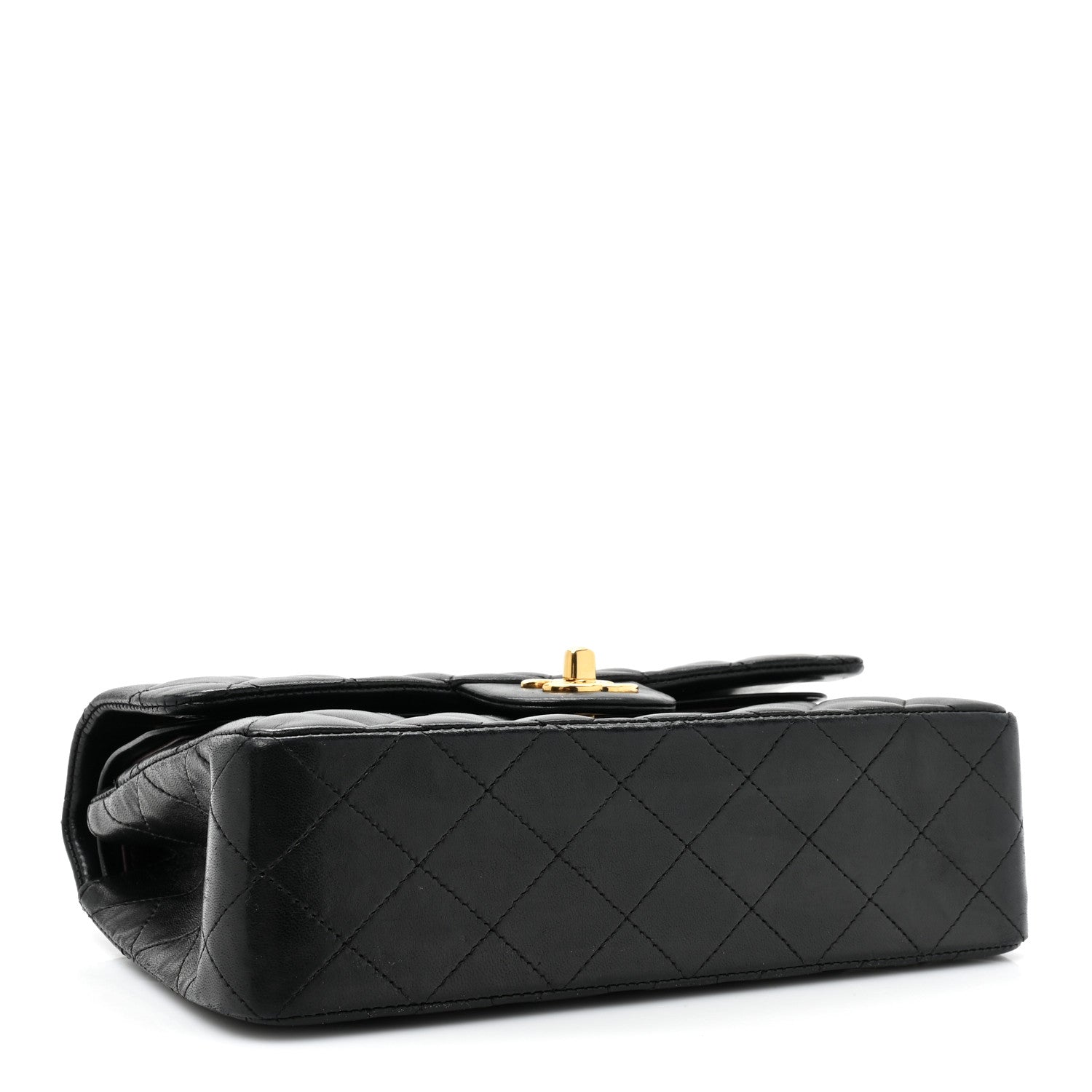 Chanel Lambskin Quilted Small Double Flap Black 4 of 16