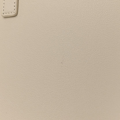 Saint Laurent Calfskin Large Shopping Tote Porcellana 13 of 14