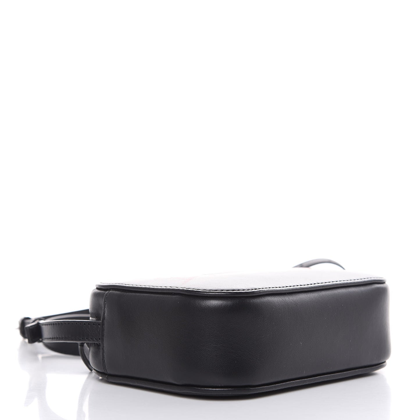 Supple Calfskin Signature Logo XS Everyday Camera Bag Black