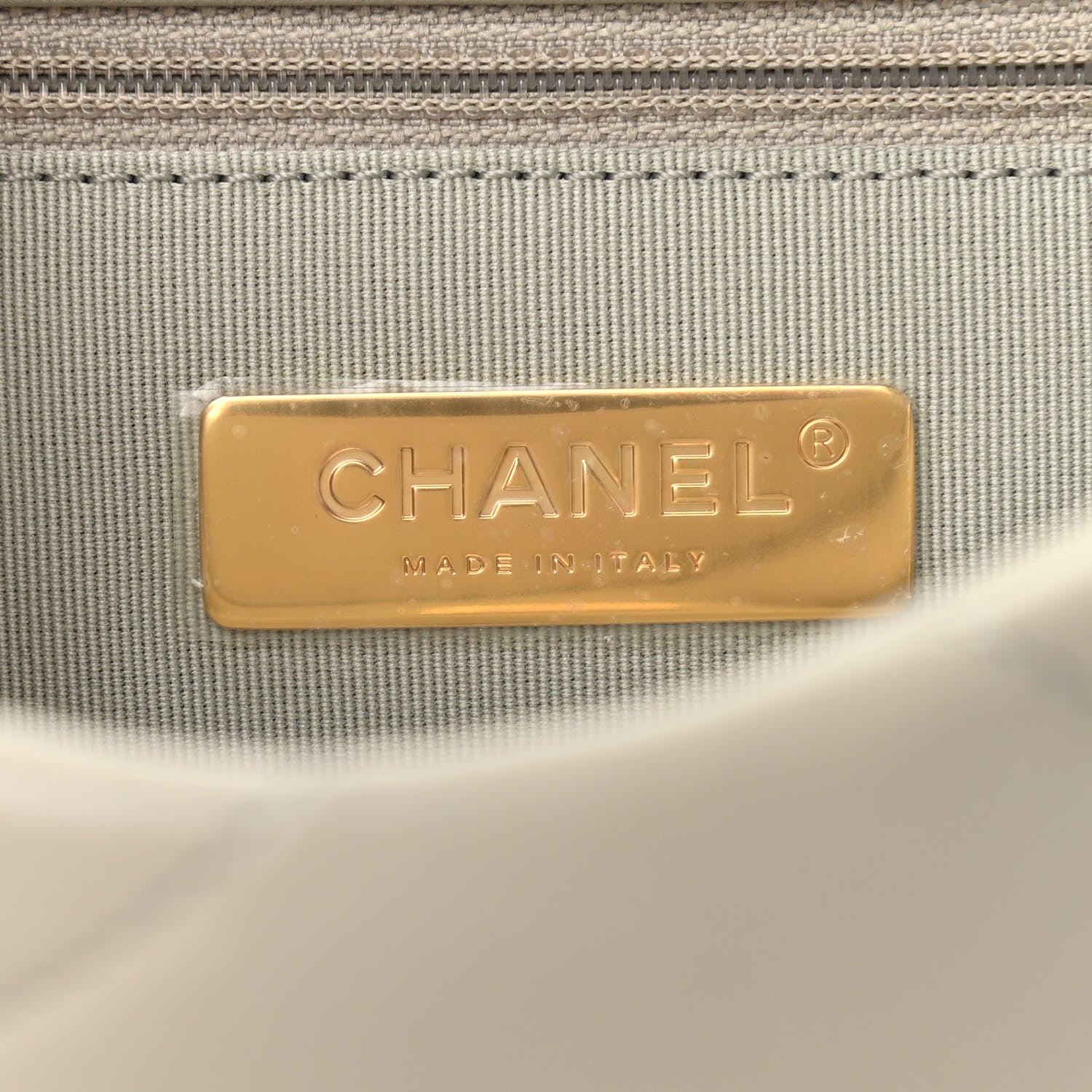 Chanel Lambskin Quilted Medium Chanel 19 Flap Grey 6 of 10