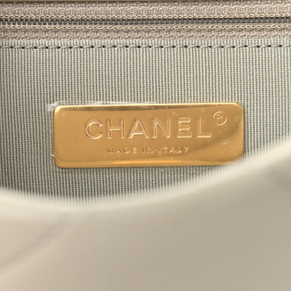 Chanel Lambskin Quilted Medium Chanel 19 Flap Grey 6 of 10