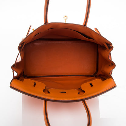 Hermes Swift Birkin 30 Orange 26 of 34