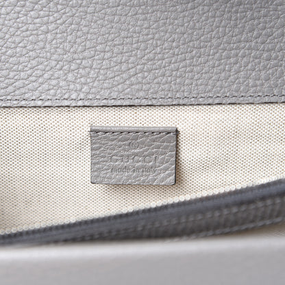 Gucci Pebbled Calfskin Small Dionysus Shoulder Bag Dusty Grey 5 of 10