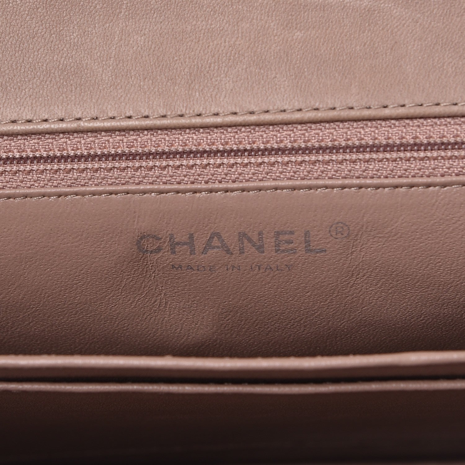 Chanel Lambskin Quilted Boy Messenger Beige 6 of 8