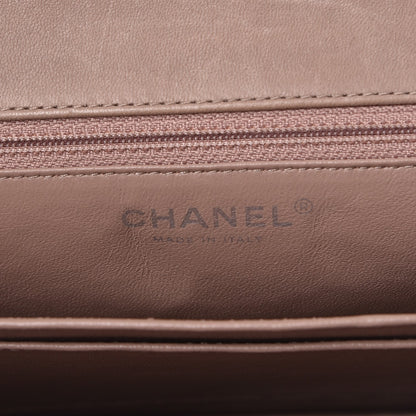 Chanel Lambskin Quilted Boy Messenger Beige 6 of 8