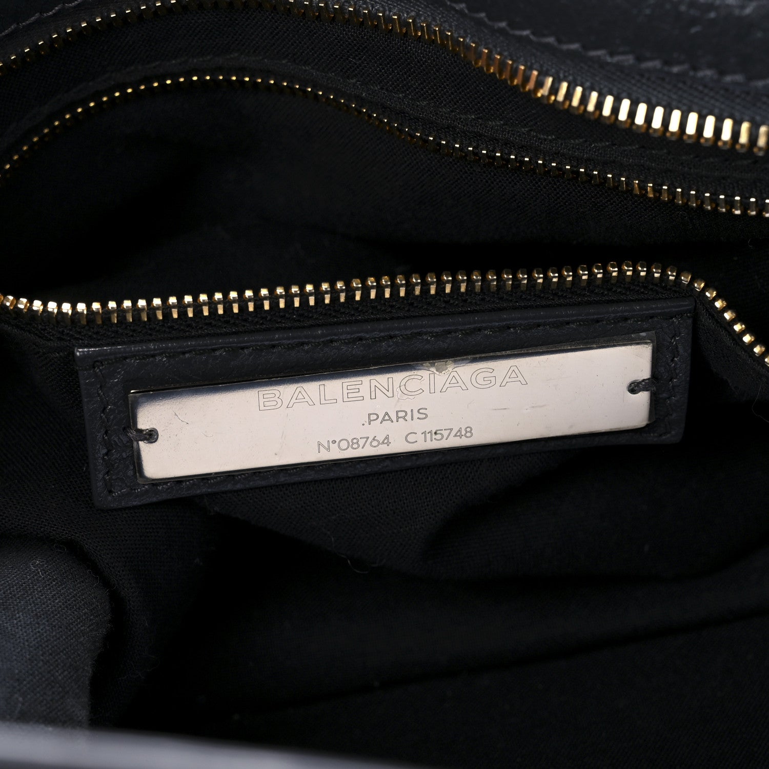 Balenciaga Agneau Classic Gold Hardware City Gris Fossile Anthracite 6 of 11