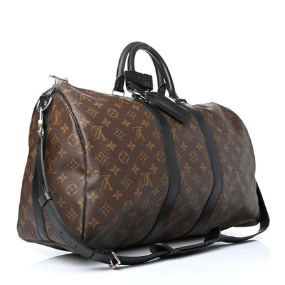 Louis Vuitton Monogram Macassar Keepall Bandouliere 45 2 of 5