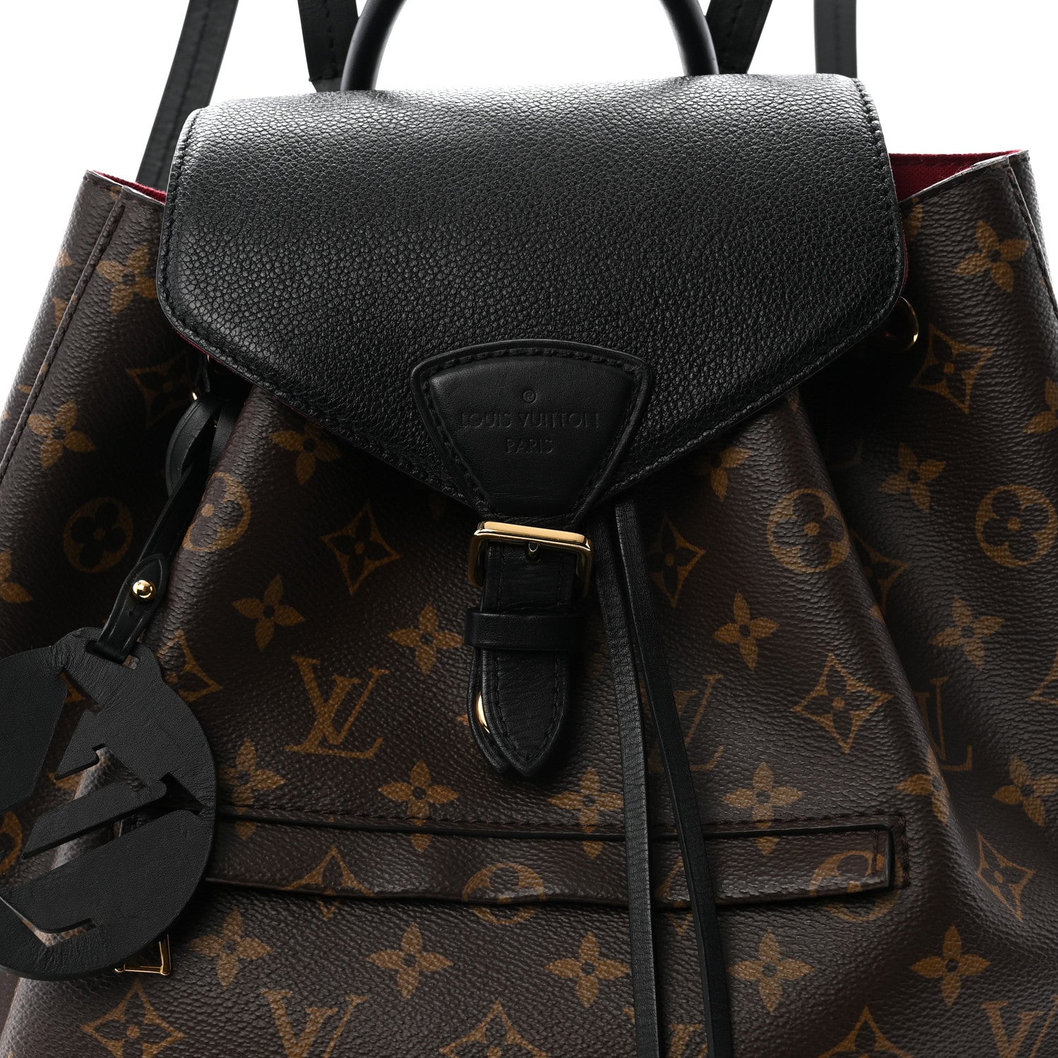 Louis Vuitton Monogram Montsouris PM Black 7 of 10