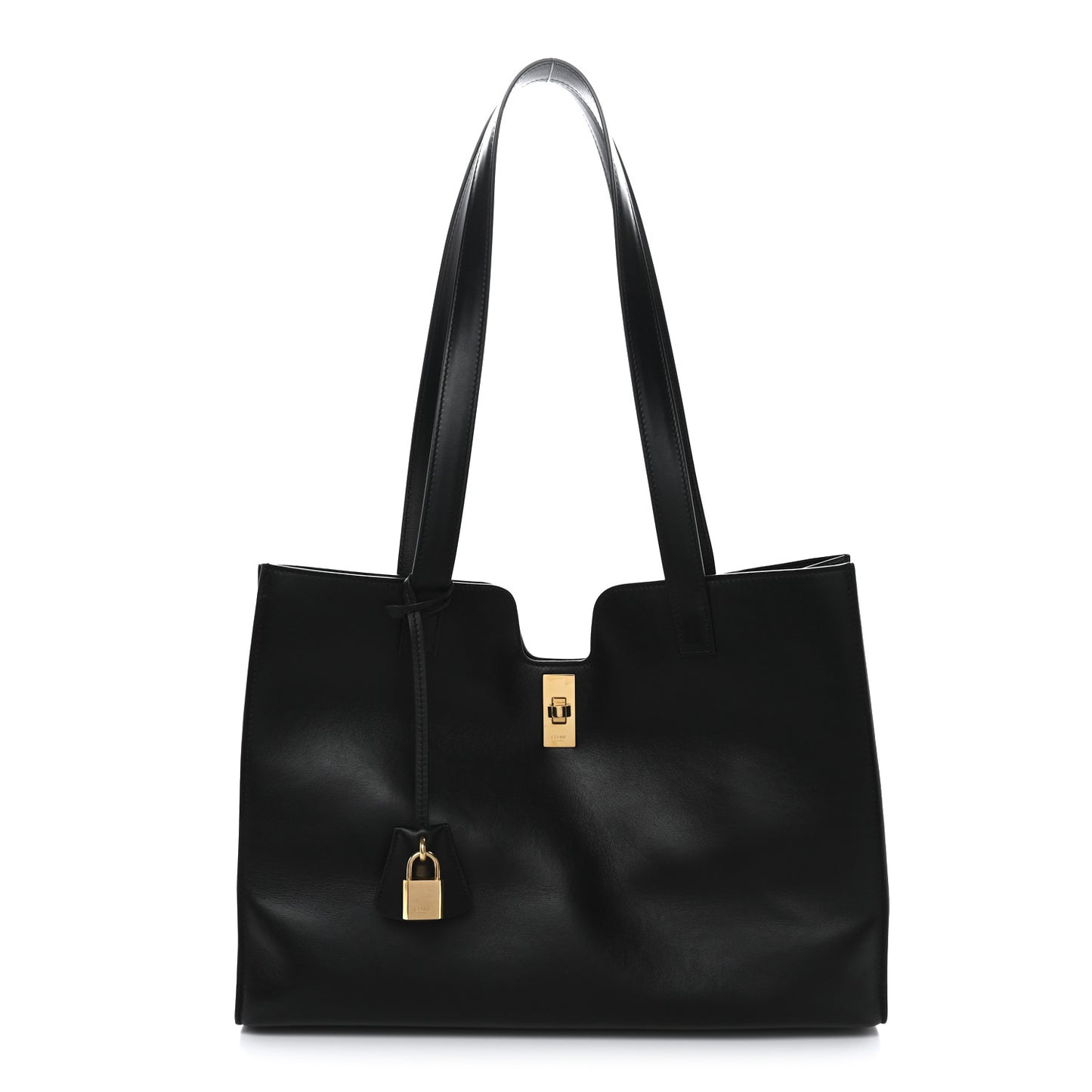 Smooth Calfskin Cabas 16 Bag Black