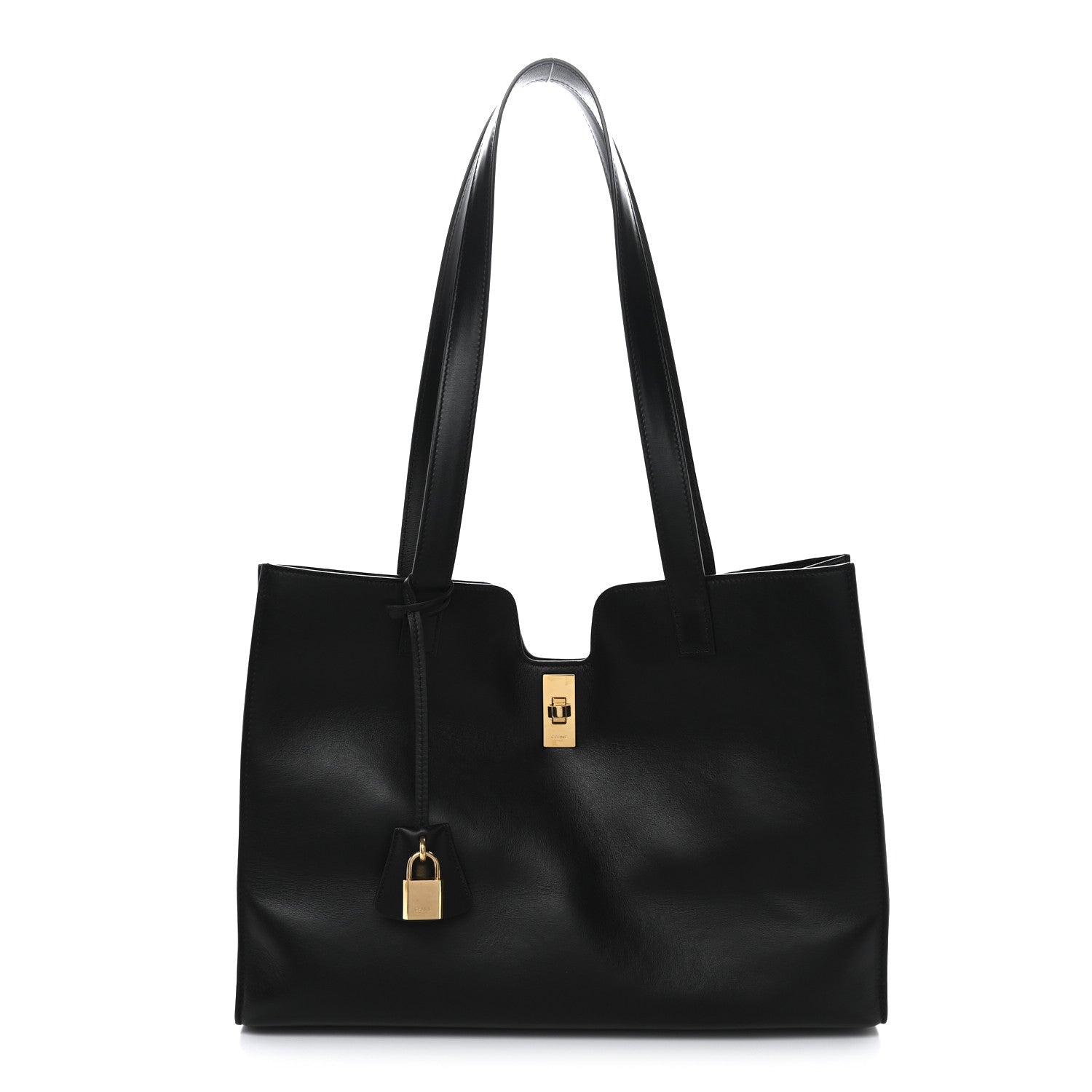 Celine Smooth Calfskin Cabas 16 Bag Black 1 of 9