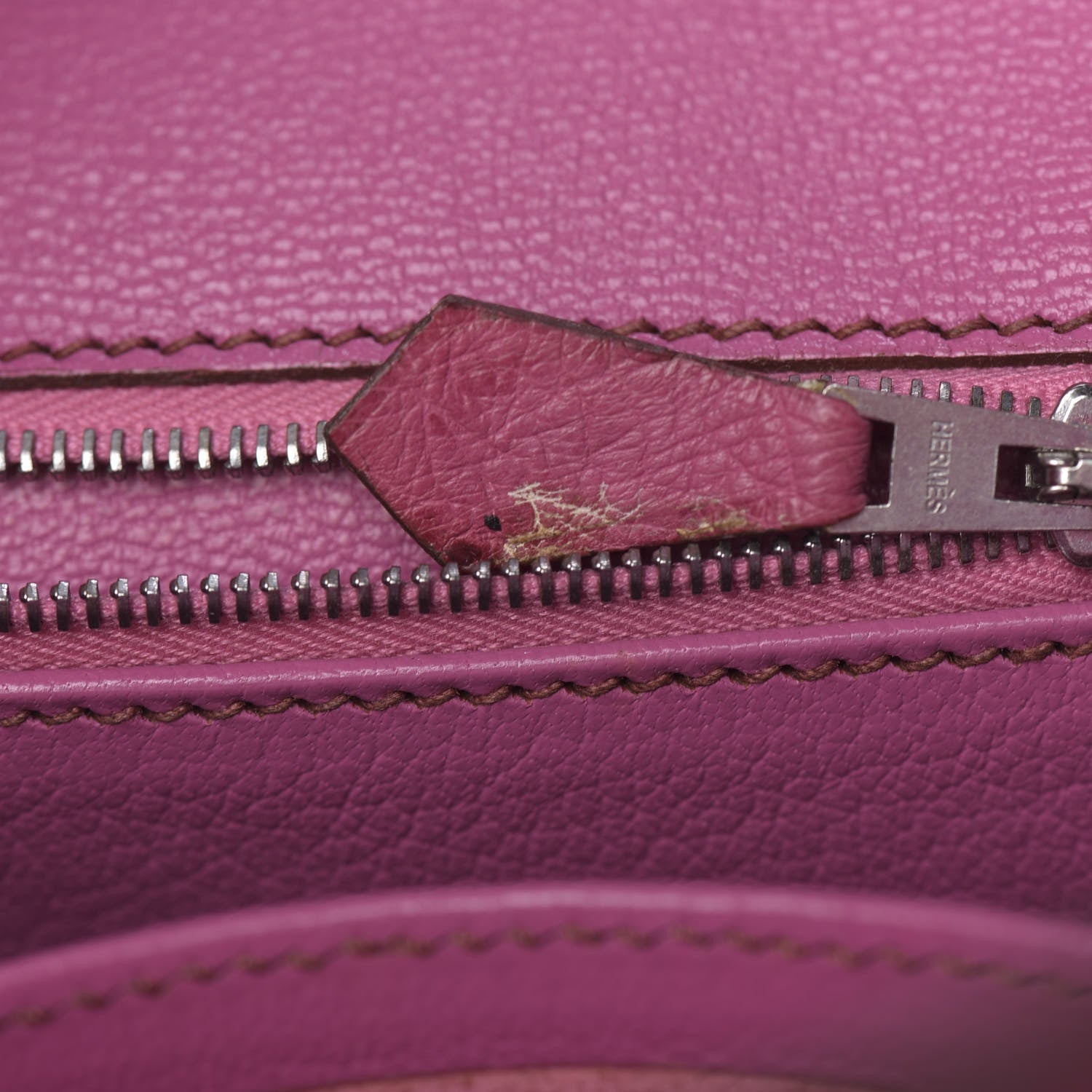 Hermes Ostrich Birkin 35 Fuchsia 20 of 36
