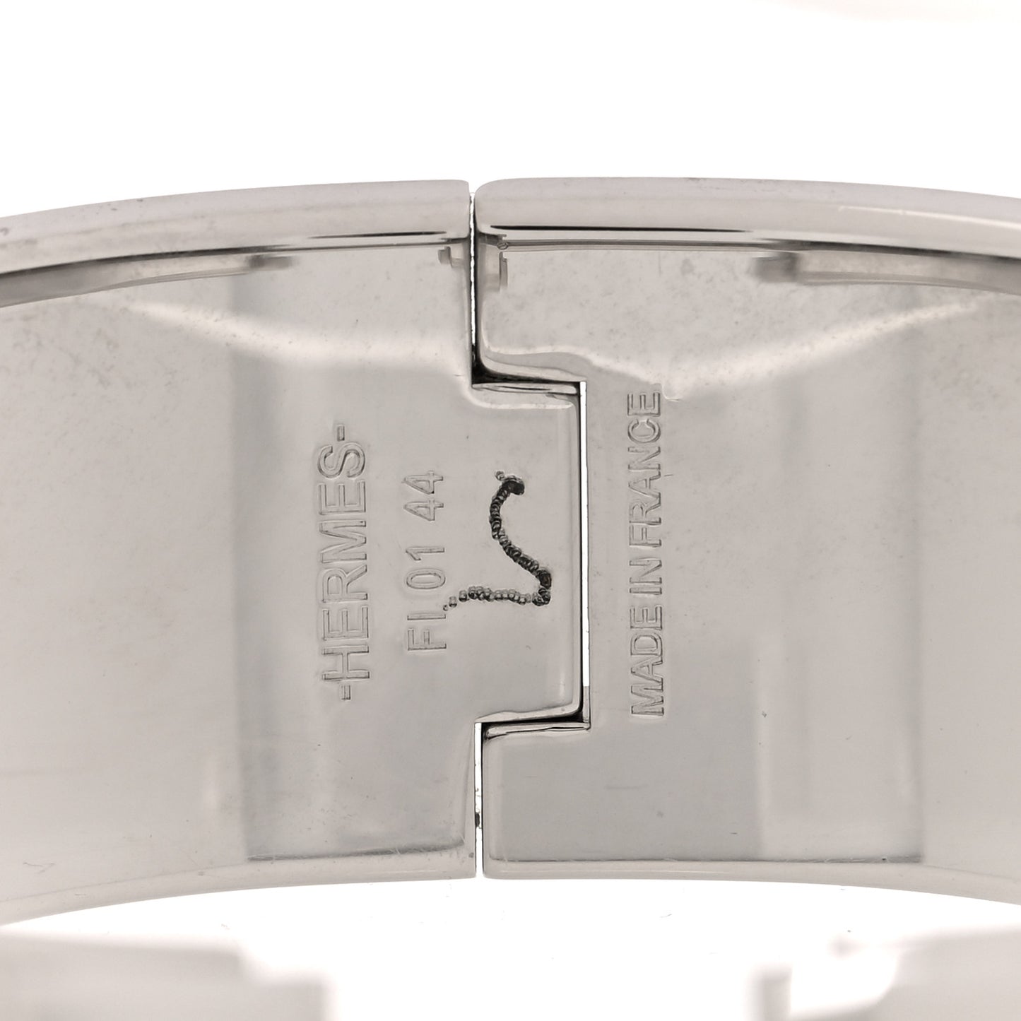 Enamel Wide Clic Clac H Bracelet PM Red