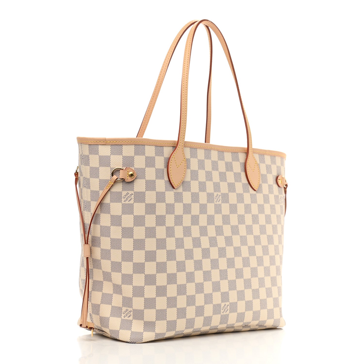 Louis Vuitton Damier Azur Neo Neverfull MM Rose Ballerine 4 of 11