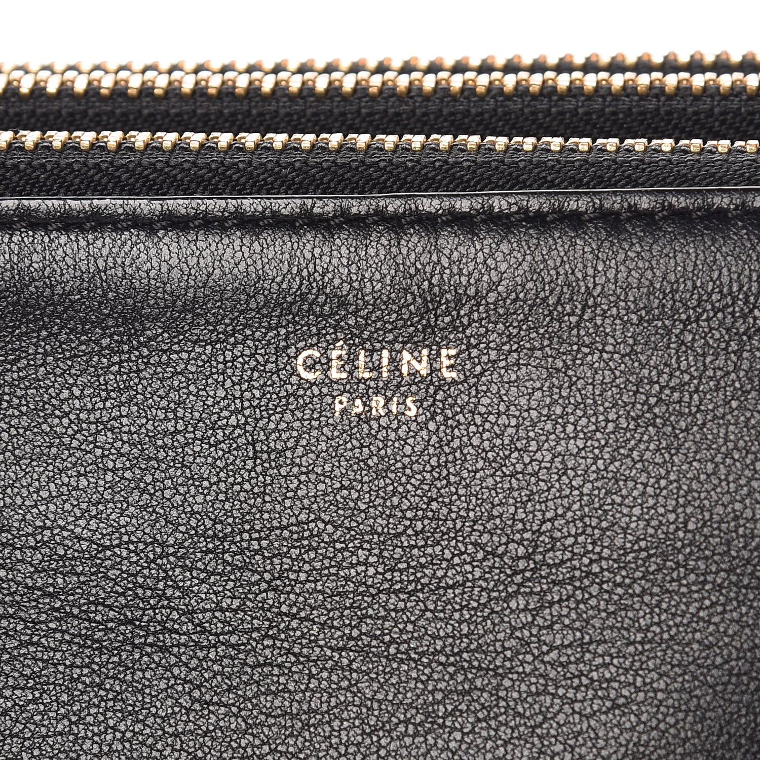 Celine Lambskin Small Trio Crossbody Bag Black 7 of 9