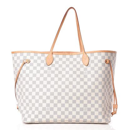 Louis Vuitton Damier Azur Neo Neverfull GM Rose Ballerine 3 of 14