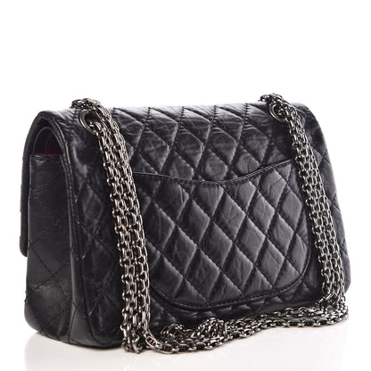 Chanel Aged Calfskin Quilted 2.55 Reissue 225 Flap Black 3 of 9