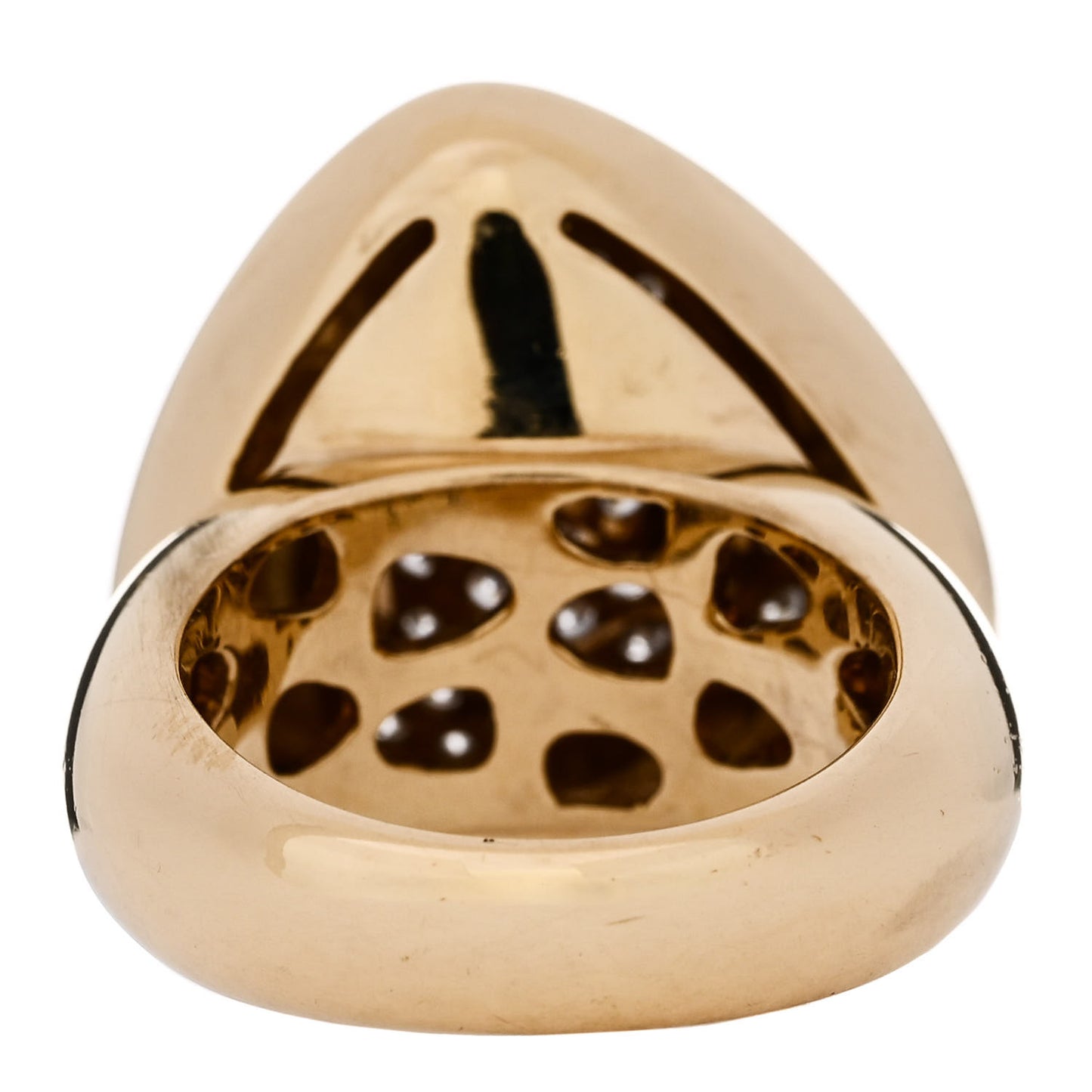 18K Yellow Gold Diamond Capri Plus Ring 53 6.25