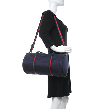Gucci Nylon Microguccissima Gym Bag Navy 2 of 10