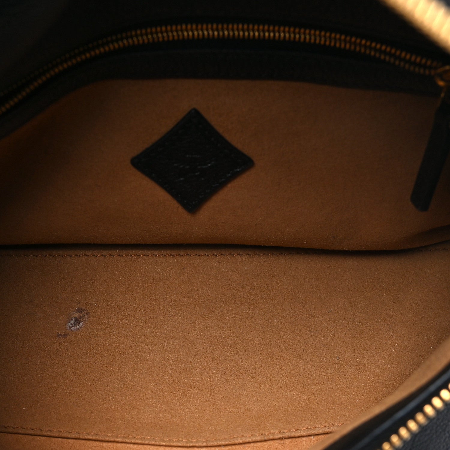 MCM Goatskin Diamant 3D Shoulder Bag Black 5 of 10