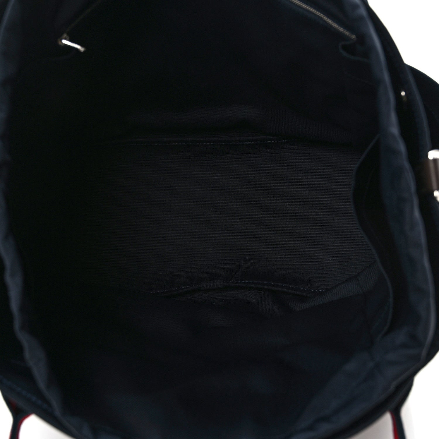 Hermes Toile Sac De Pansage Groom Bleu Marine Rouge 6 of 14