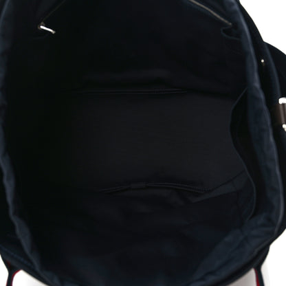 Hermes Toile Sac De Pansage Groom Bleu Marine Rouge 6 of 14