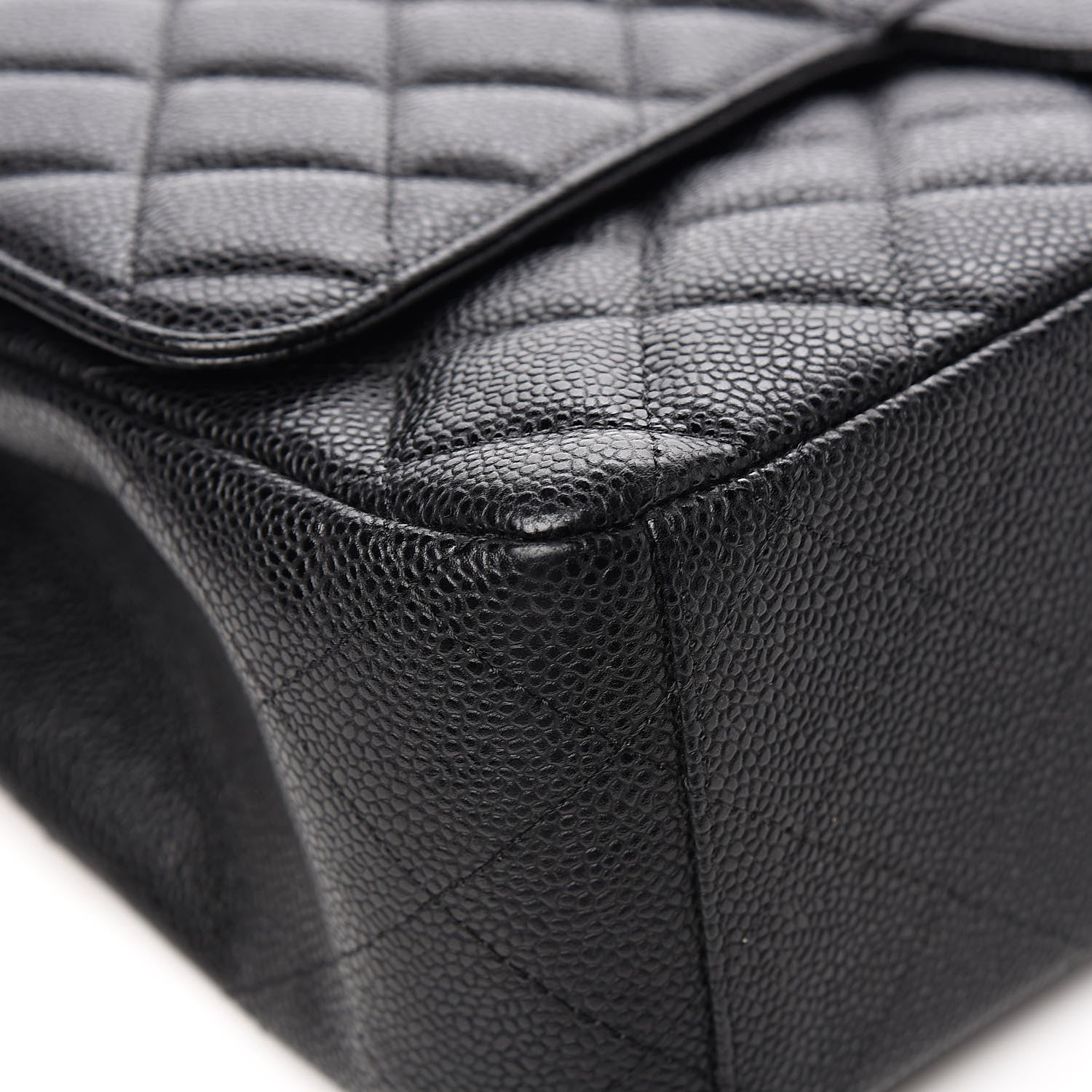 Chanel Caviar Quilted Maxi Double Flap Black 9 of 14