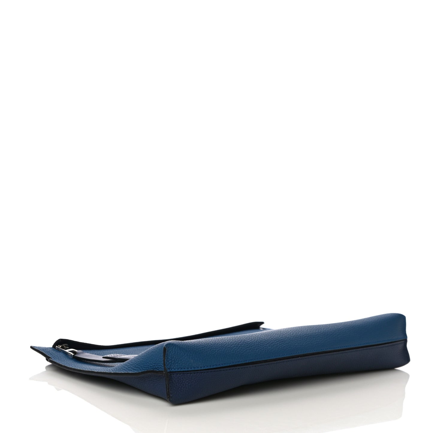 Calfskin T Pouch Blue