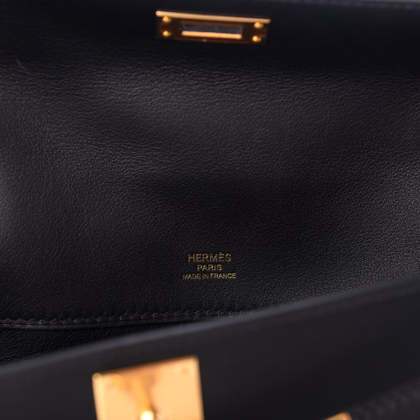 Swift Kelly Cut Clutch Pochette Black