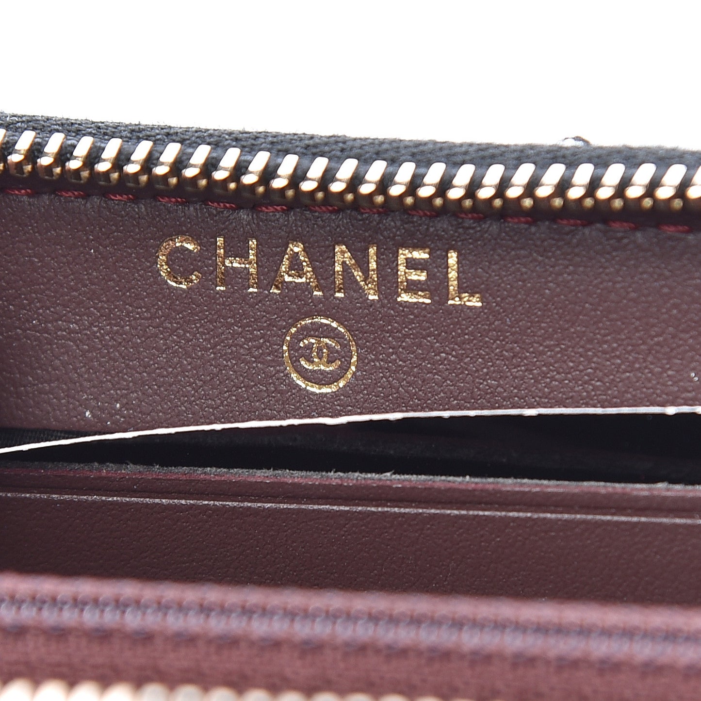 Aged Calfskin Quilted Small Lucky Charms 2.55 Reissue Zip Around Wallet Black