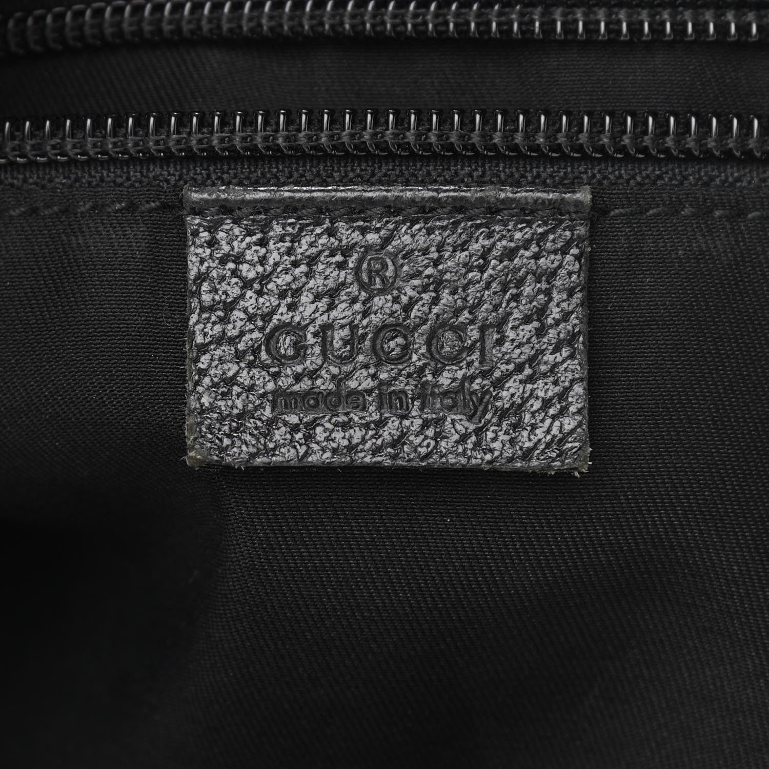 Gucci Monogram Web Medium Half Moon Hobo Black 6 of 12