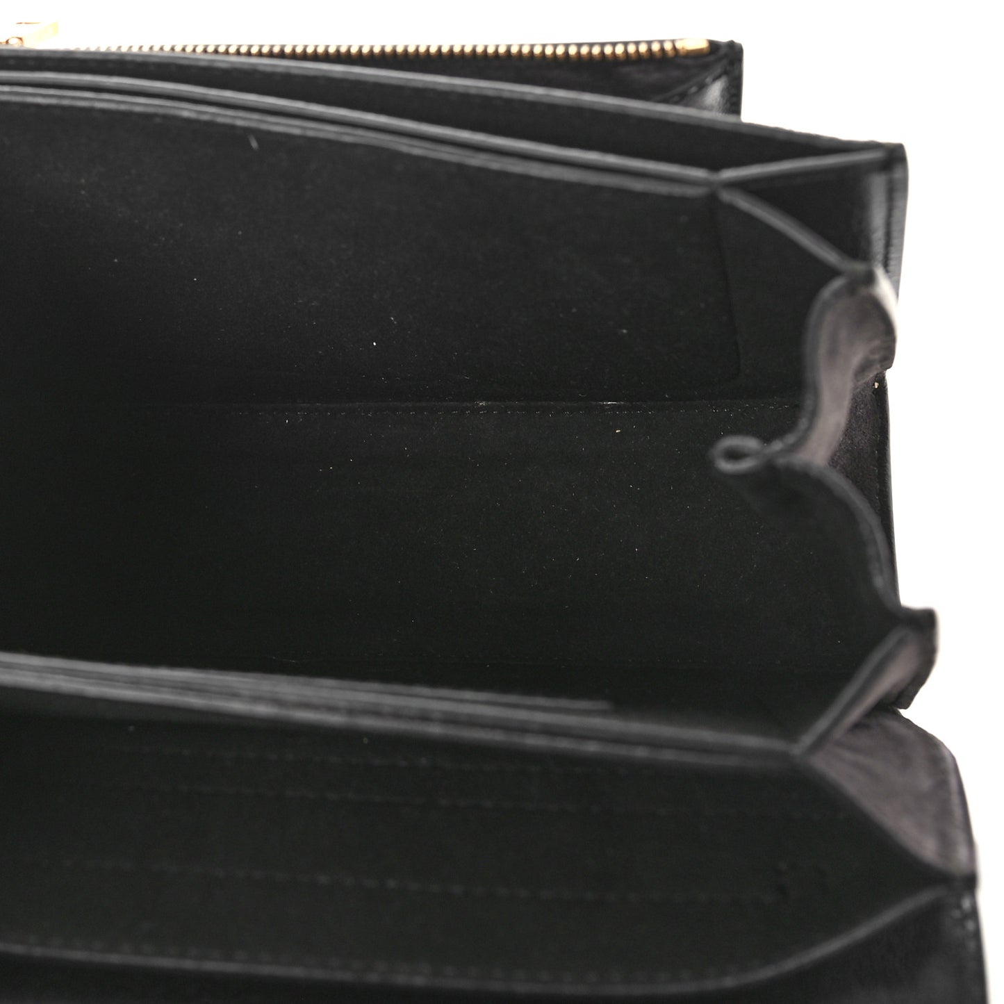 Goatskin Suede Mini GV3 Shoulder Bag Black
