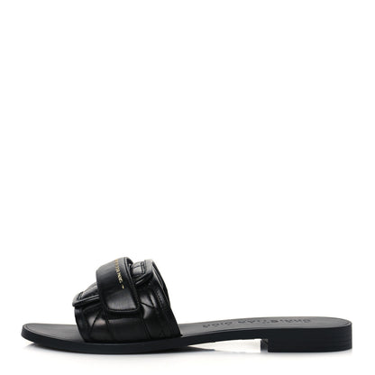 Christian Dior Calfskin Cannage Dio(r)evolution Slide Sandals 39 Black 1 of 9