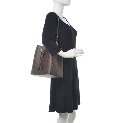 Louis Vuitton Monogram Neonoe MM Black 2 of 8