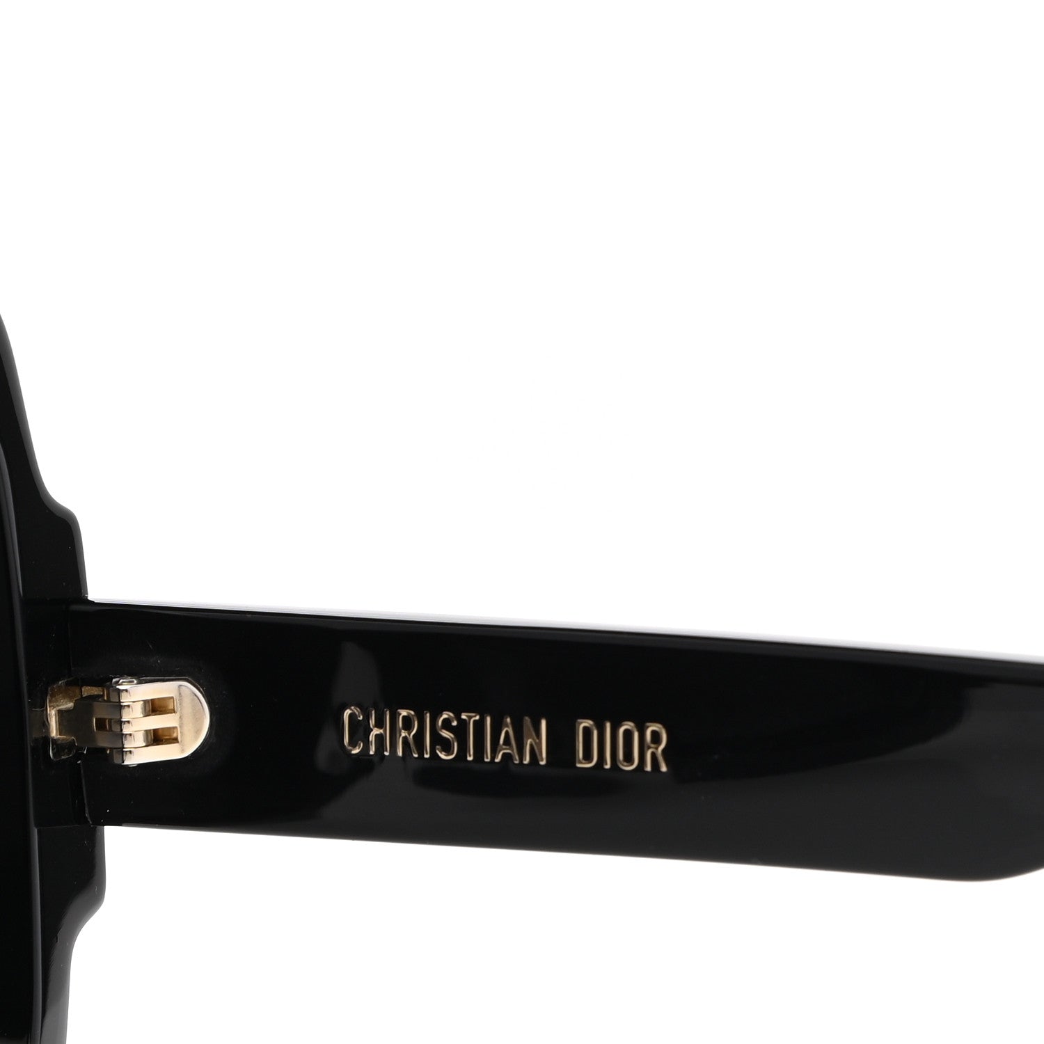 Christian Dior Acetate Diorsignature S1U Square Sunglasses Black 6 of 7