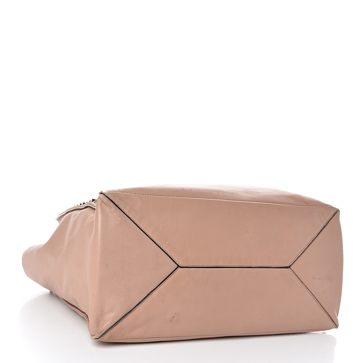 Valentino Garavani Nappa Medium Rockstud Soft Tote Soft Noisette 4 of 15