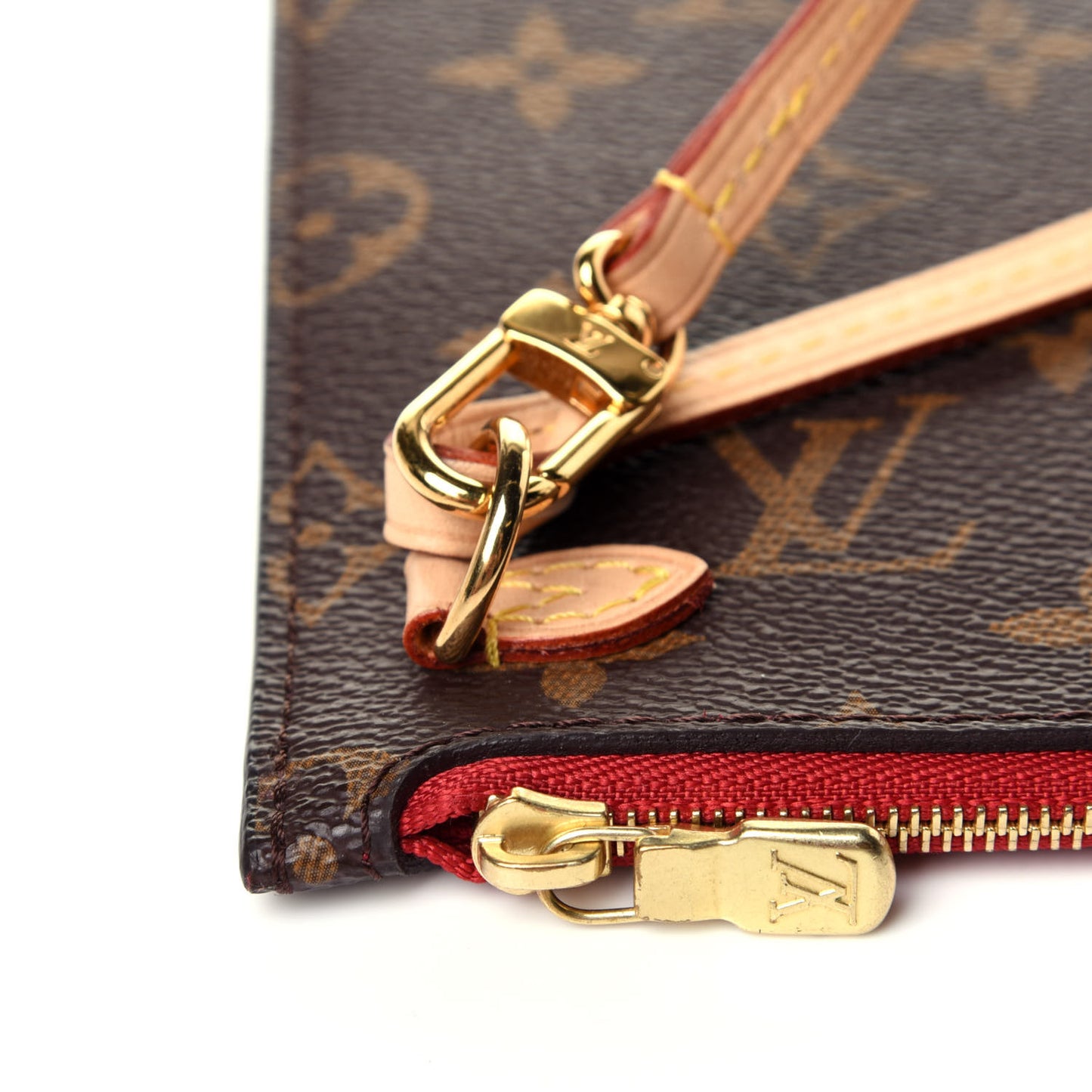 Monogram Neverfull MM GM Pochette Cherry
