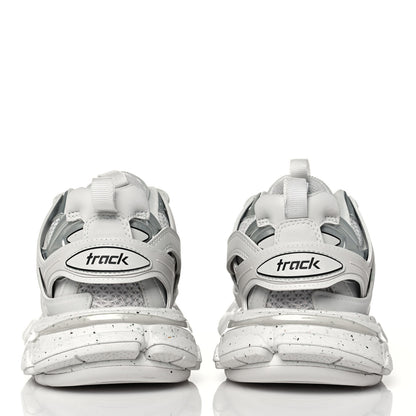 Balenciaga Rubber Mesh Fabric Monocolor Recycled Sole Womens Track Sneakers 38 White 5 of 9