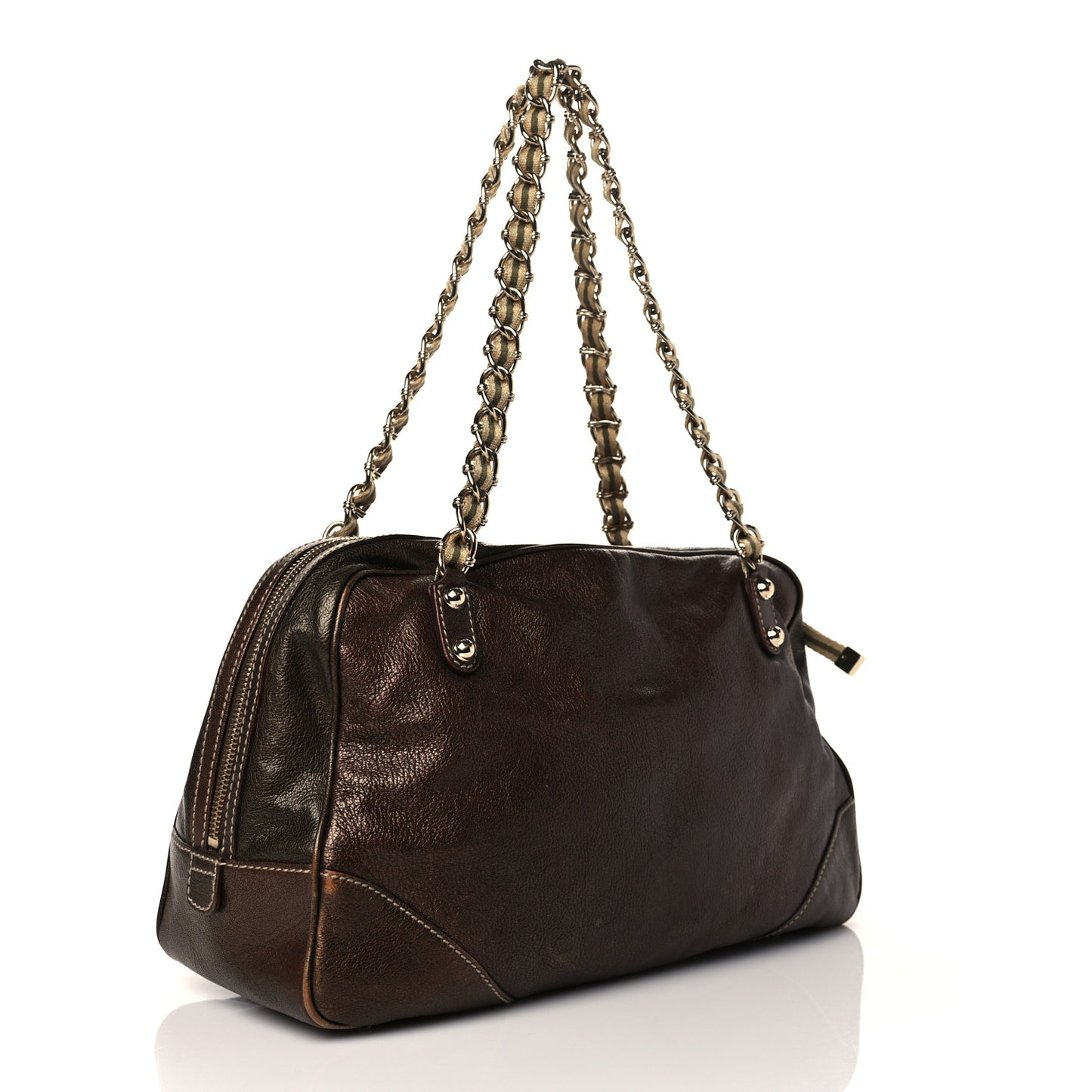 Metallic Capri Large Bowler Bronze