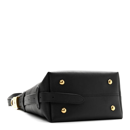 Louis Vuitton Grained Calfskin Low Key Hobo PM Black 5 of 11